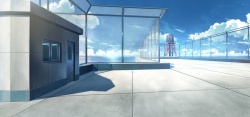 商务球场背景三维天台场景背景高清图片
