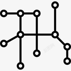 定位参考线管方案图标高清图片