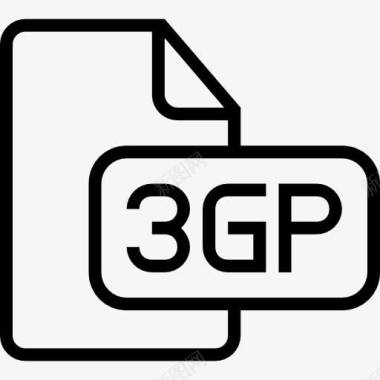 3GP文件概述界面符号图标图标