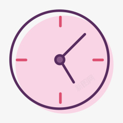 粉色钟表粉色的钟表高清图片