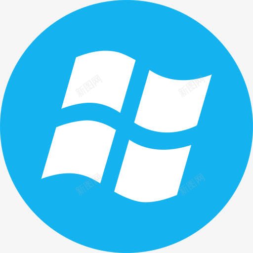 微软Windows扁圆形系统图标png_新图网 https://ixintu.com window 微软