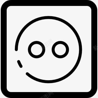 电气插件轮廓图标图标