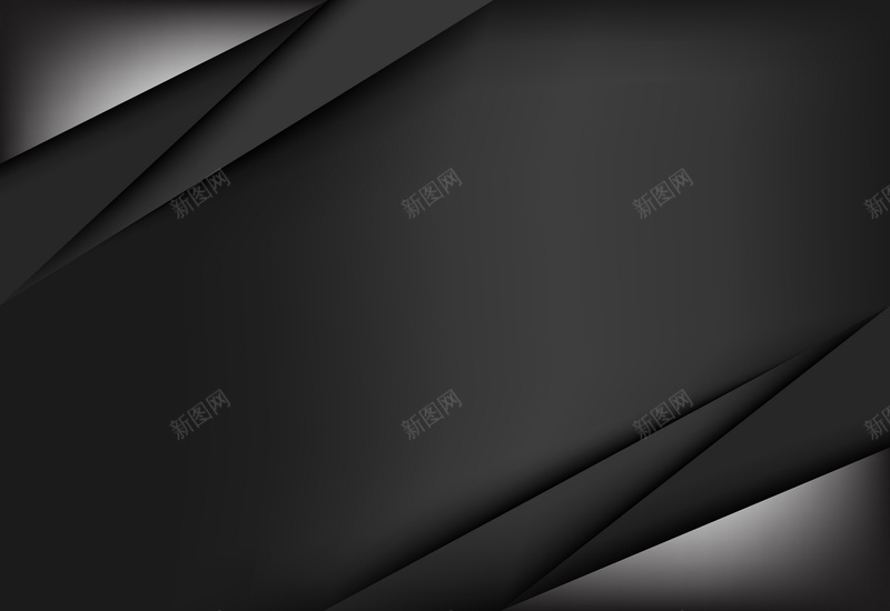 不规则几何图形背景矢量图ai设计背景_新图网 https://ixintu.com 三角形 不规则 几何 图形 多边形 扁平 渐变 黑色 矢量图