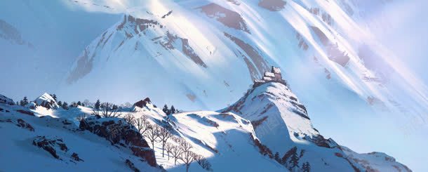 野外雪峰山雪岭景观jpg设计背景_新图网 https://ixintu.com 景观 野外 雪峰