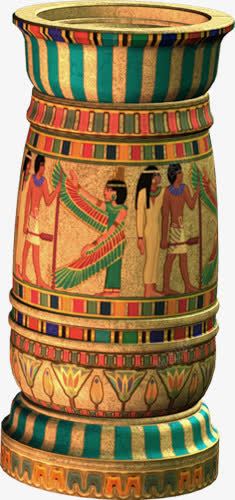 平面古埃及古埃及器皿高清图片
