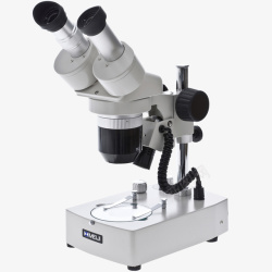 白色显微镜素材