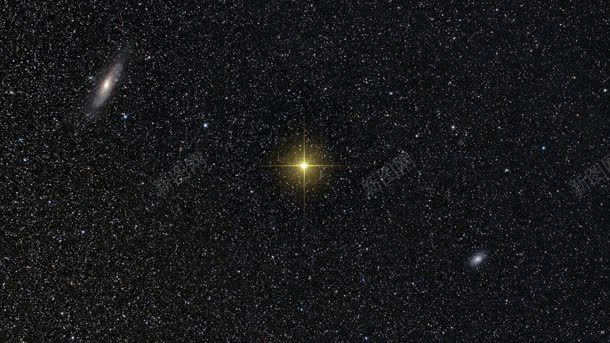 银河星空黄色光效jpg设计背景_新图网 https://ixintu.com 星空 色光 银河