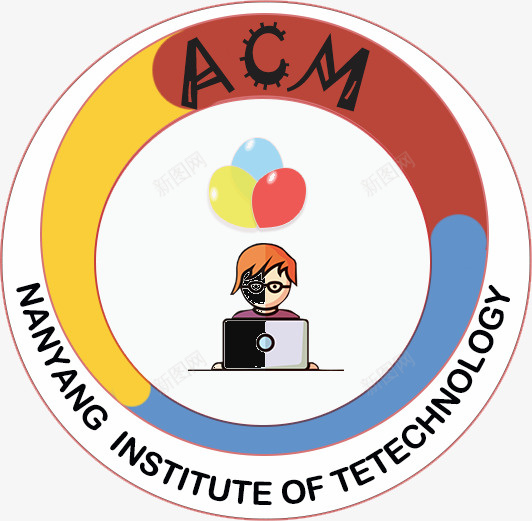 南阳理工ACM图标png_新图网 https://ixintu.com ACM NYOJ 南阳 圆形图标