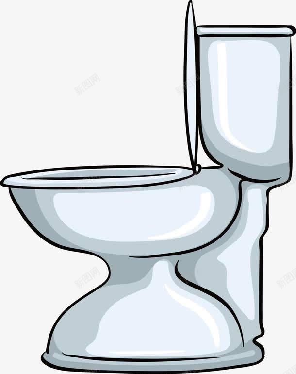 卫生间马桶png免抠素材_新图网 https://ixintu.com 卫生洁具 厕所 左边 智能马桶 矢量素材 马桶