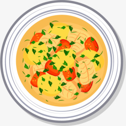 黄色汤汁美味黄色鱼汤高清图片