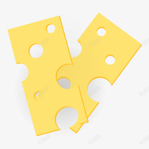 黄色乳酪png免抠素材_新图网 https://ixintu.com 乳酪 矢量装饰 装饰 装饰画 食物 黄色