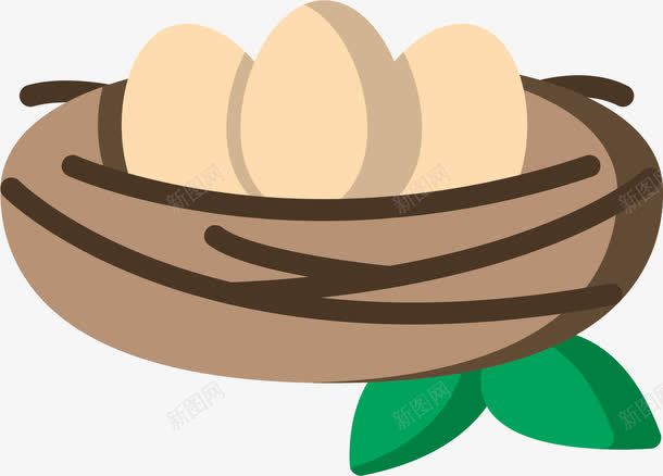 鸡蛋鸡窝图标png_新图网 https://ixintu.com 孵蛋 蛋壳 鸟的庇护所 鸟窝 鸡窝 鸡蛋 鸡蛋logo