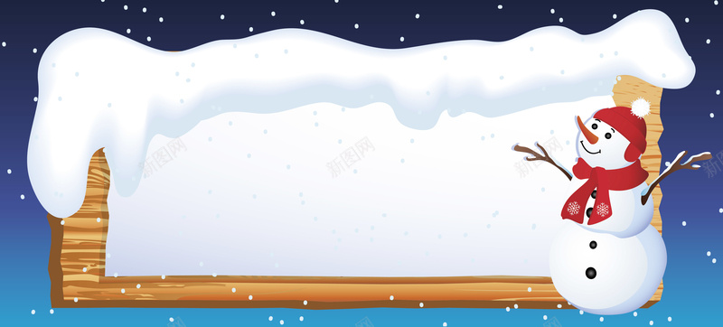 可爱圣诞雪人告示牌背景矢量图ai设计背景_新图网 https://ixintu.com 卡通 可爱 可爱好玩 告示牌 圣诞 手绘 白雪 童趣 背景素材 雪人 矢量图