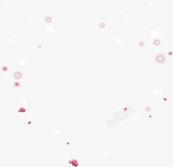 粉色梦幻气泡装饰素材