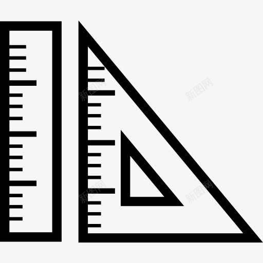 测量和绘图工具图标png_新图网 https://ixintu.com 图纸 尺 工具 工具和器具 测量 画 科学的图标