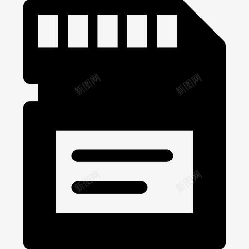闪存卡图标png_新图网 https://ixintu.com 卡 塑料 存储芯片 装置 设备