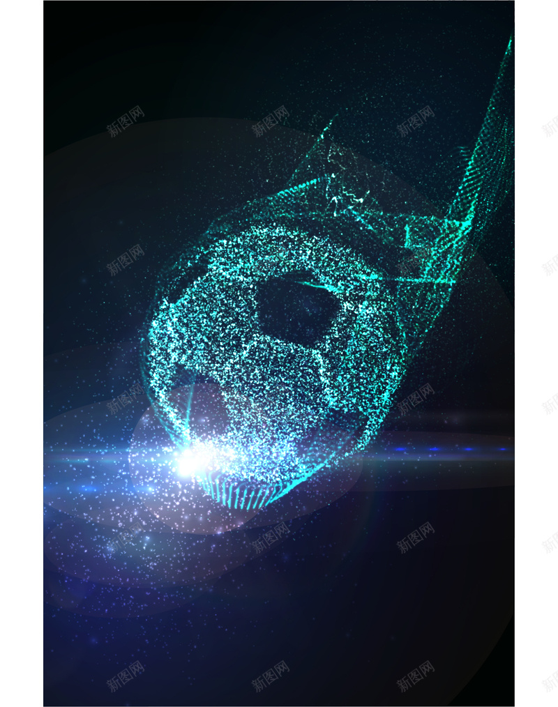 蓝色梦幻光点足球造型背景矢量图ai设计背景_新图网 https://ixintu.com 光点 梦幻 背景 背景设计 蓝色 设计 足球 足球造型 造型 矢量图