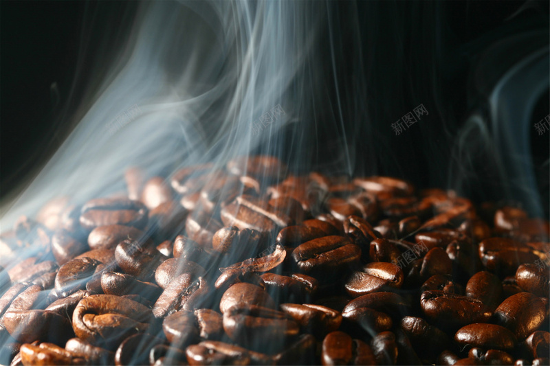 咖啡豆飘香图jpg设计背景_新图网 https://ixintu.com 咖啡豆 纹理 质感 香浓