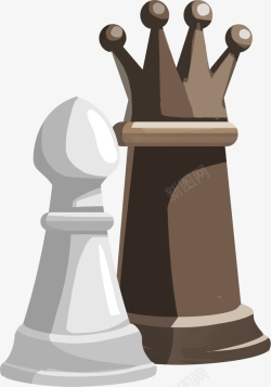 国际象棋卡通元素素材