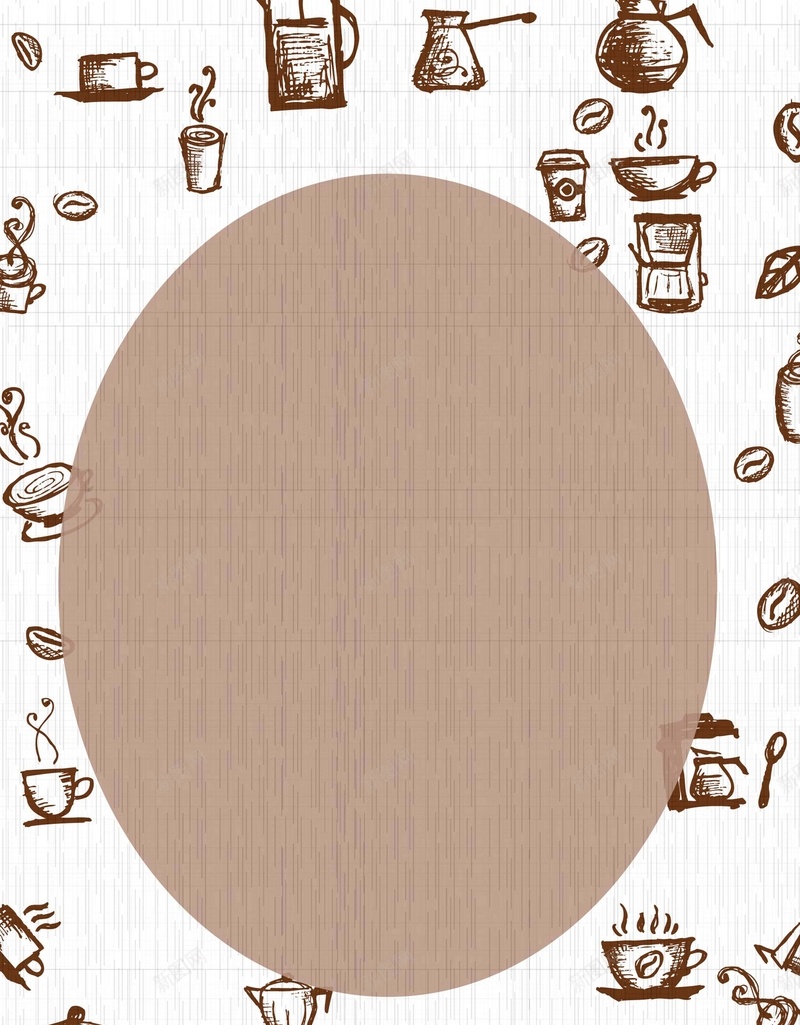 矢量卡通手绘咖啡餐厅海报背景ai设计背景_新图网 https://ixintu.com 卡通 咖啡 手绘 棕色 海报 矢量 背景 边框 餐厅 矢量图