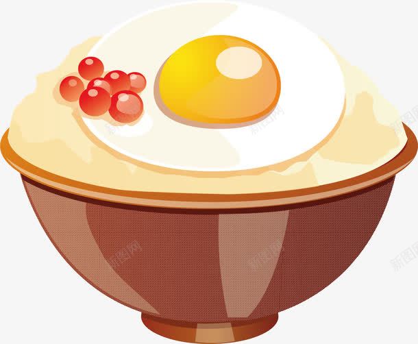 鸡蛋面矢量图ai免抠素材_新图网 https://ixintu.com png 吃饭 矢量素材 碗 鸡蛋 矢量图