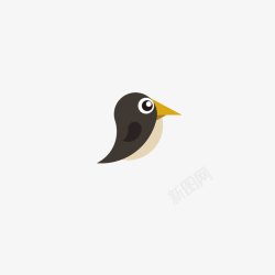 啄木鸟商标卡通风啄木鸟商标logo图标高清图片