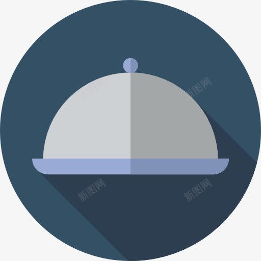 覆盖图标png_新图网 https://ixintu.com 器皿 工具 托盘 盖 盘 食品 食品和餐厅