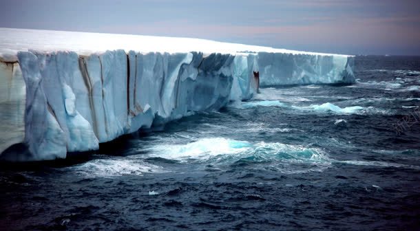 冰川下的海面海报背景背景