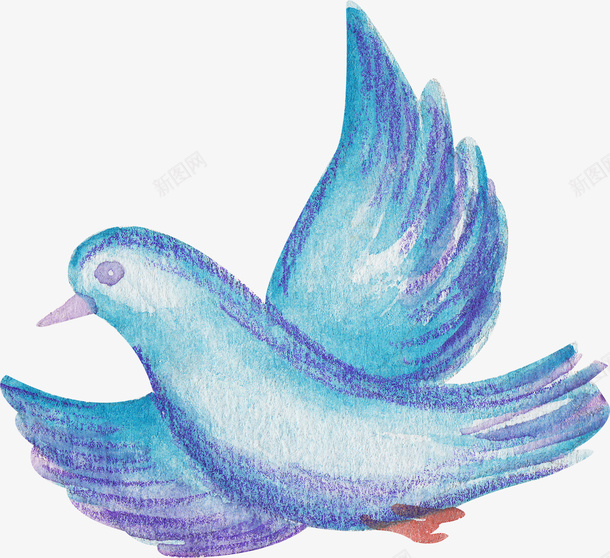 淡蓝色的可爱鸟儿psd免抠素材_新图网 https://ixintu.com 世界 创意 可爱 手绘 海鸥 童话 简约 蓝色 鸽子