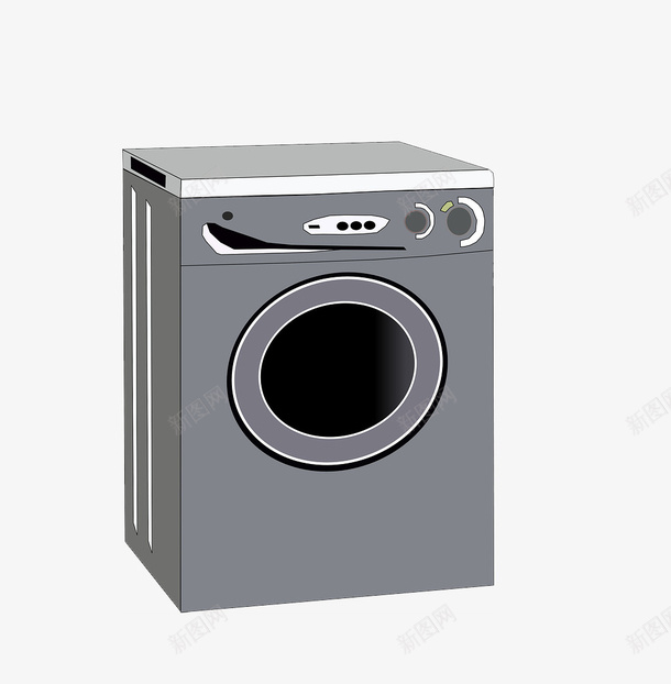 手绘洗衣机png免抠素材_新图网 https://ixintu.com png素材 手绘 洗衣机 电器