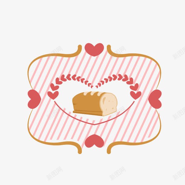 面包烘培标签图标png_新图网 https://ixintu.com 卡通烘培蛋糕 烘培logo 烘培标签 烘培标识