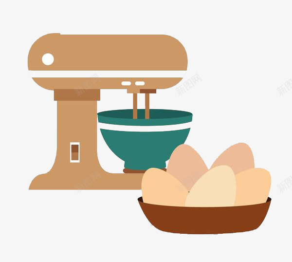 打蛋机旁的鸡蛋png免抠素材_新图网 https://ixintu.com 厨具 器具 手绘打蛋器 打蛋 打蛋器 搅拌 搅拌器 搅拌机 混合 面粉搅拌 鸡蛋