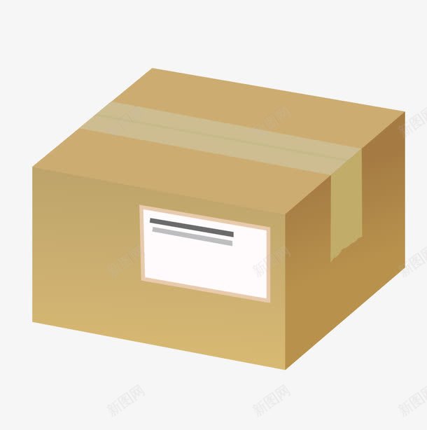纸箱子png免抠素材_新图网 https://ixintu.com 大箱子 封闭的纸箱 牛皮纸箱子 箱子 纸箱 纸箱子
