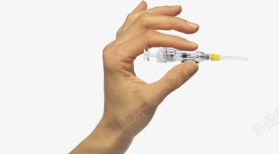 手拿针头png免抠素材_新图网 https://ixintu.com 医疗 卡通 手绘疫苗打针插画 打针 治疗 疫苗打针 针剂