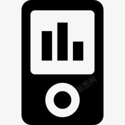 MP4音条便携式音乐播放器图标高清图片