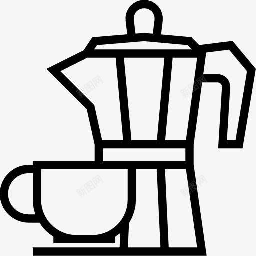 咖啡图标png_新图网 https://ixintu.com 咖啡 咖啡店 咖啡杯 喝热饮料 水壶 食品和餐厅