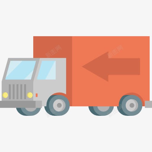 卡车图标png_新图网 https://ixintu.com 交付 卡车 汽车 货车 载货车 运输