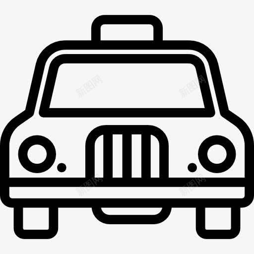 出租车图标png_新图网 https://ixintu.com 交通 出租车 汽车 运输