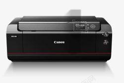 矢量黑色打印机黑色佳能相机打印机高清图片
