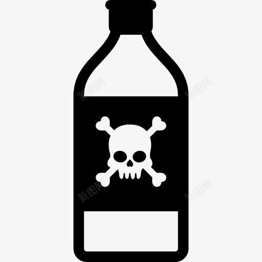 一瓶毒药图标png_新图网 https://ixintu.com 头骨 容器 毒药 液体 瓶 瓶装 讨厌的图标