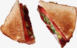 沙拉三明治早餐之三明治高清图片