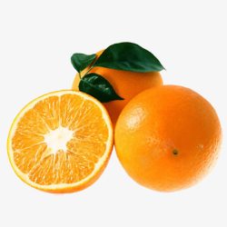 鲜橙子果肉素材