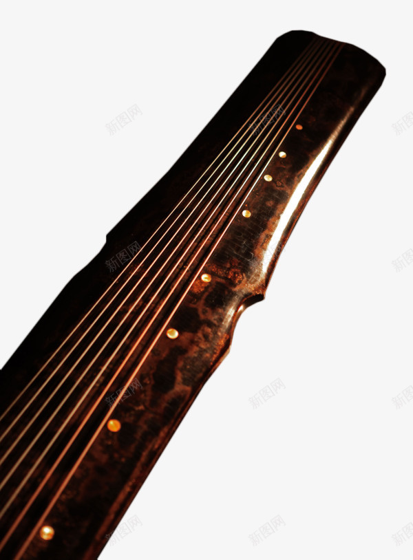 复古古筝png免抠素材_新图网 https://ixintu.com 中国古典乐器 中国风 古筝 民族文化 竖琴