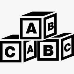 Abc立方体abc立方体图标高清图片