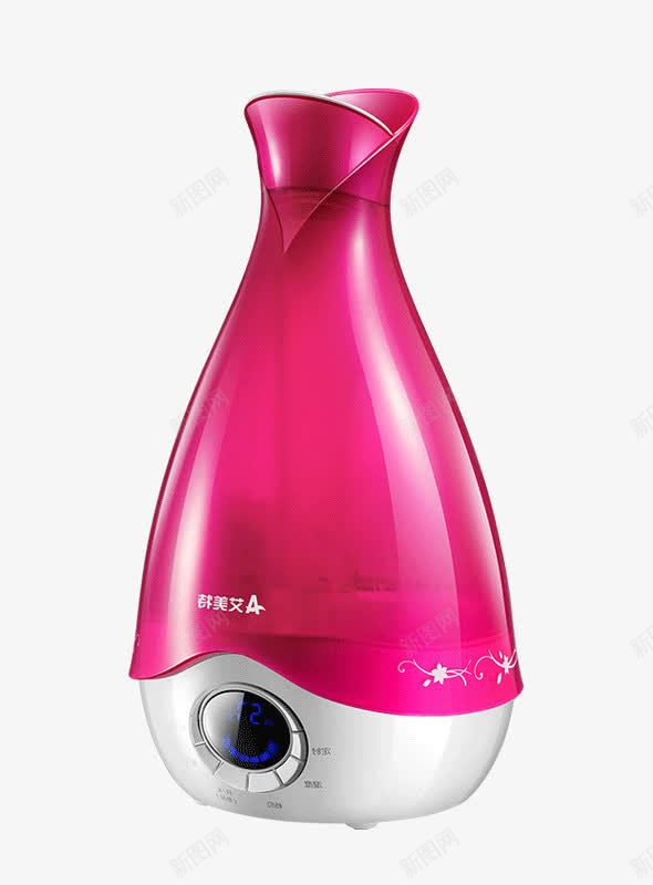 粉色加湿器png免抠素材_新图网 https://ixintu.com 产品实物 加湿 喷雾 电器