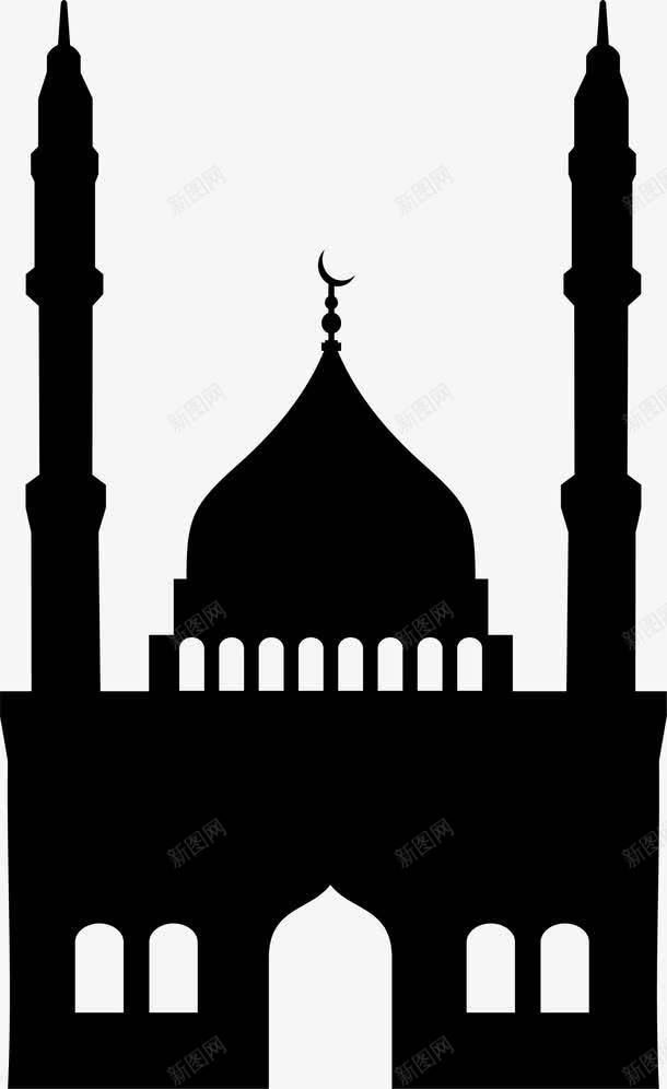 开斋节黑色城堡png免抠素材_新图网 https://ixintu.com Eid al card eid fitr vector 伊斯兰 伊斯兰教 宗教节日 宰牲节