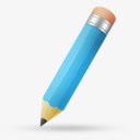蓝色的铅笔图标png_新图网 https://ixintu.com blue edit pencil update 更新 编辑 蓝色的 铅笔