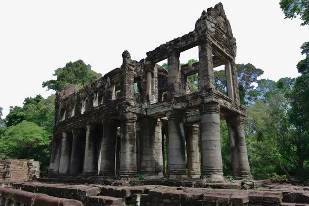 柬埔寨圣剑寺二png免抠素材_新图网 https://ixintu.com 名胜古迹 旅游风景 著名建筑