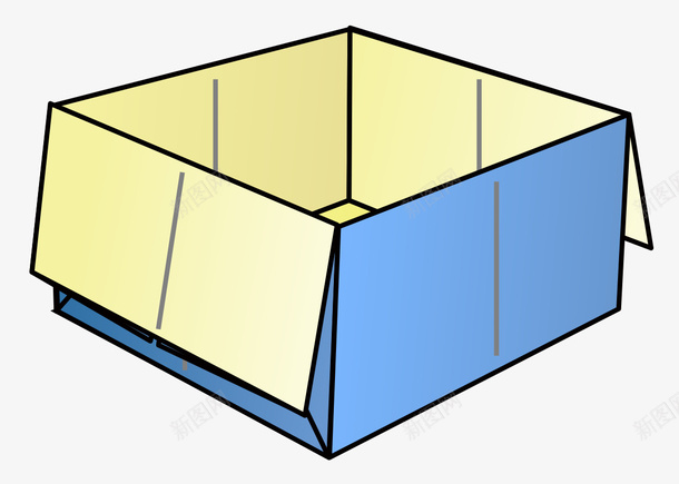 蓝色的箱子png免抠素材_新图网 https://ixintu.com PNG素材 卡通 纸箱 蓝色