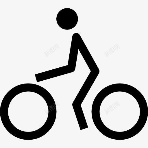 骑自行车的人图标png_新图网 https://ixintu.com 标志 自行车